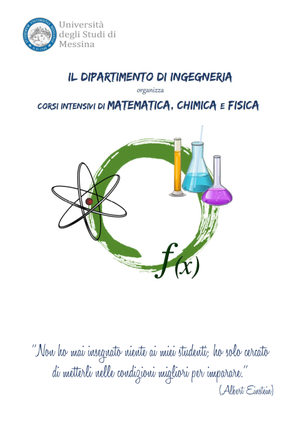 Corsi intensivi Dipartimento di Ingegneria